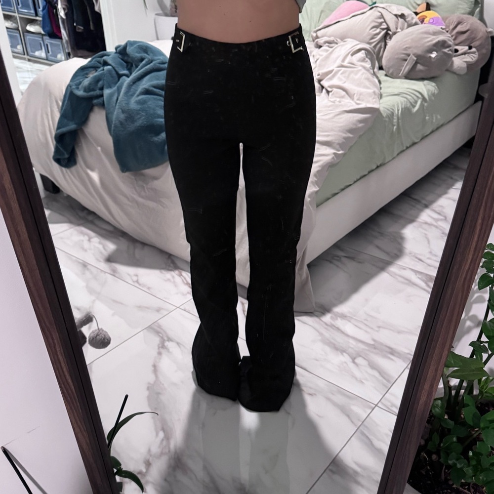 Brand New Black Size M White Fox Pants
